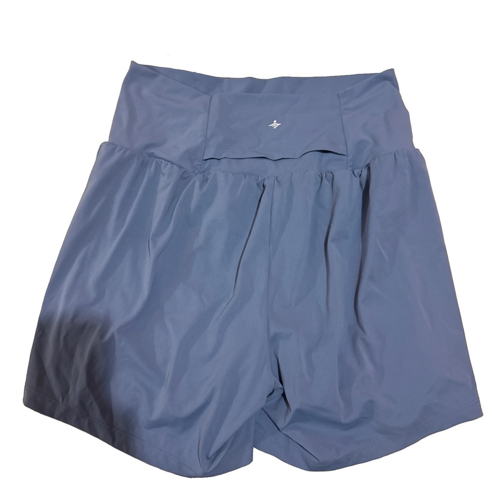 Halara SoftlyZero Airy Women Blue Pull-On Stretch Skirt L Long Inseam High Waist